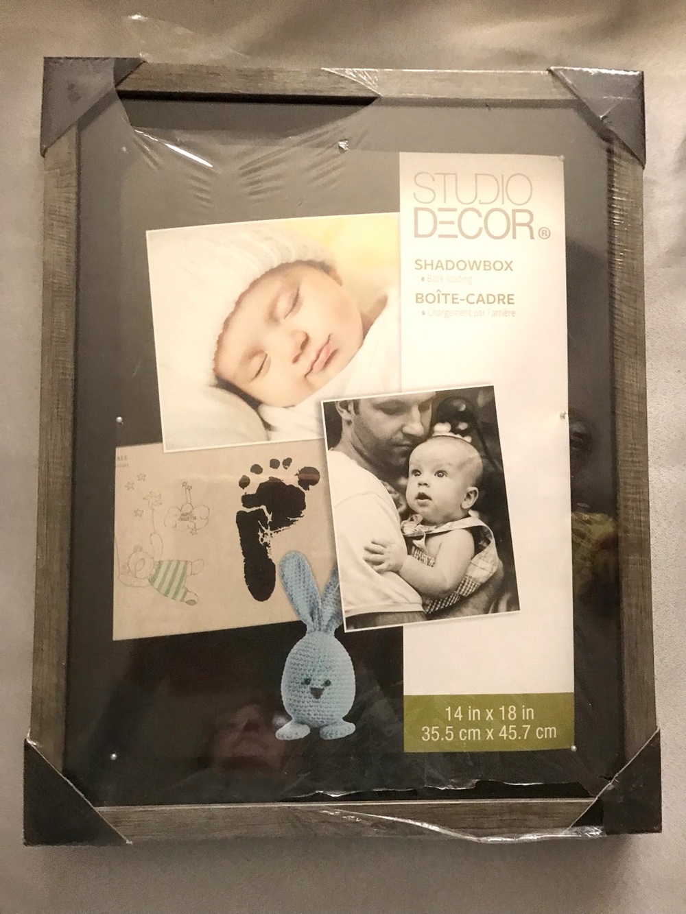 Studio Decor Gray Shadowbox Frame